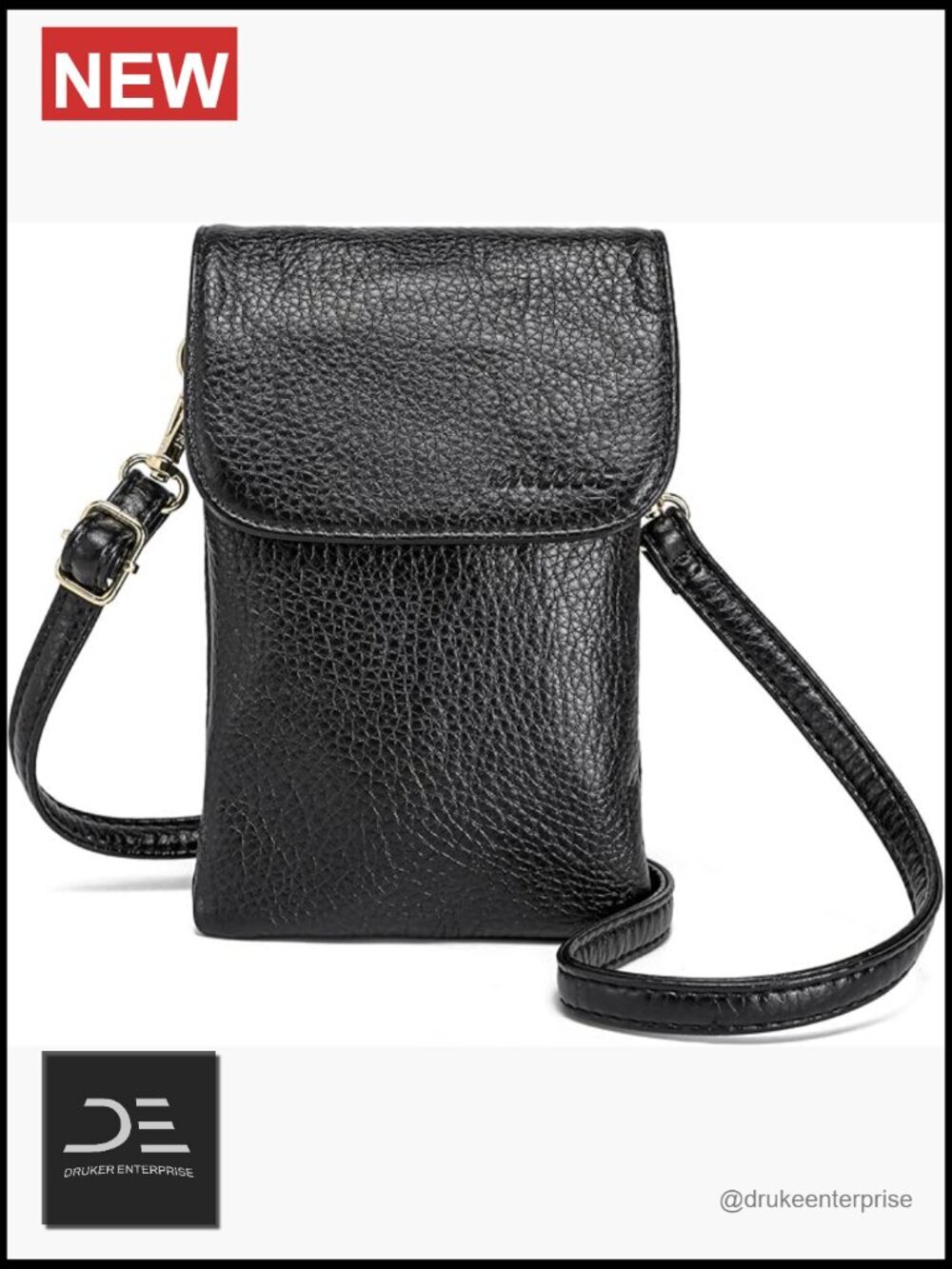 Small Vegan Leather Crossbody Bag for Women Cell Phone Purse Travel Everyday Use